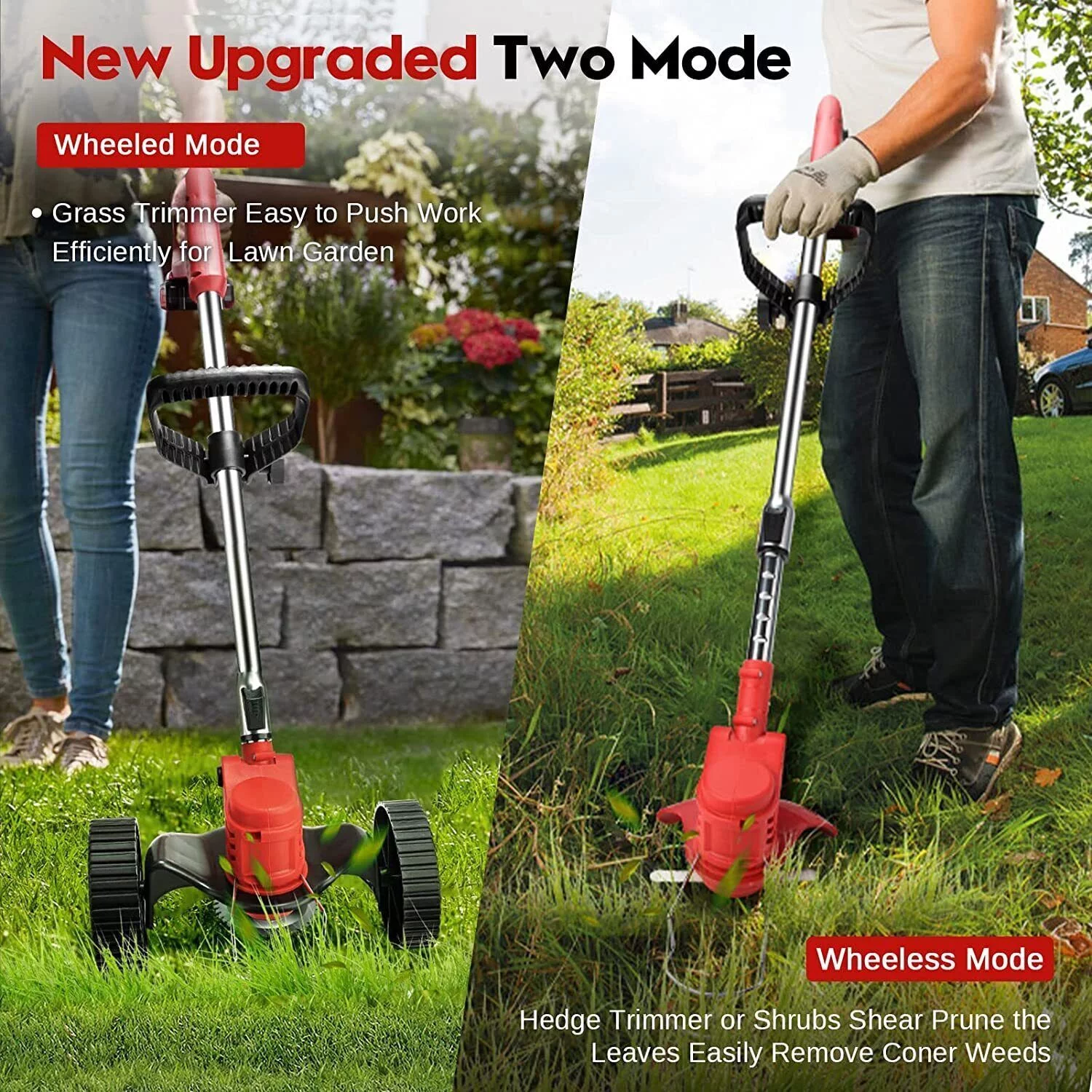 Grass Trimmer Cordless Electric Weed Eaters,Weed Trimmer,Weed Lawn Trimmer