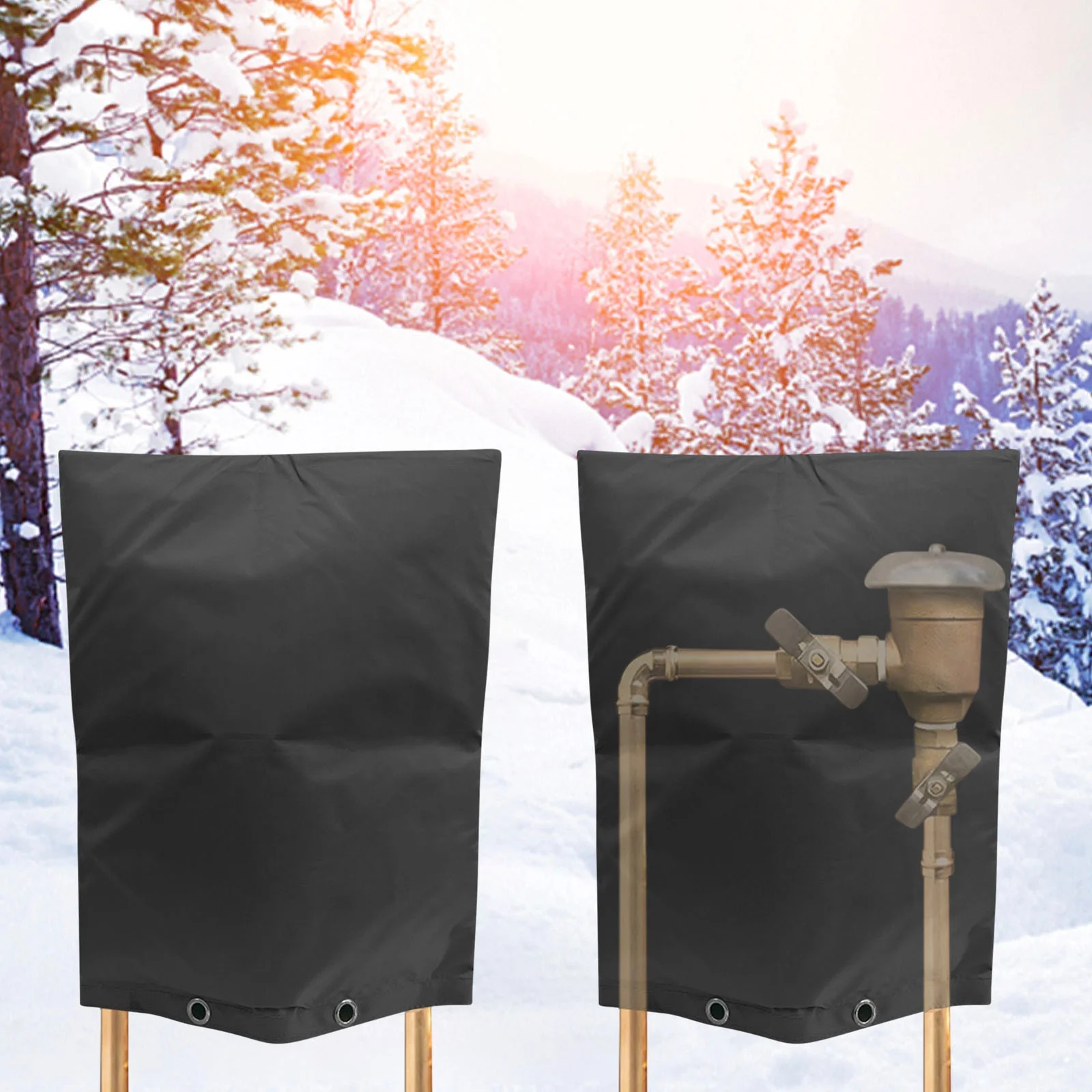 Kcavykas Summer Savings up to 65% Off Backflow Preventer Pipe Insulation Cover Irrigation Sprinkler Insulated Pouch Water Well Pump Covers and Sprinkler Covers 30Wx24H Inch