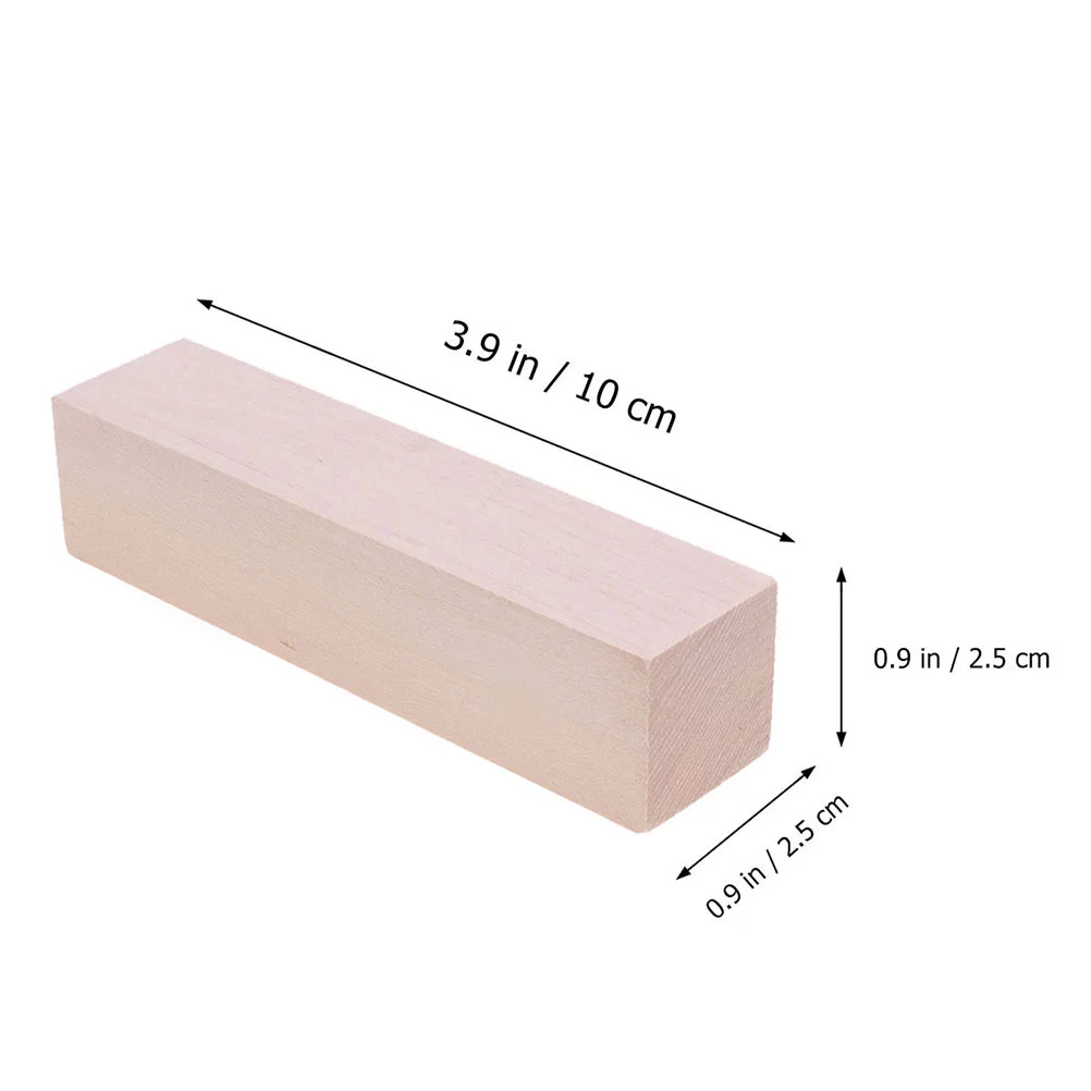 Qumonin Basswood Sheets Carving Tools Unfinished Wood Blocks 8Pcs