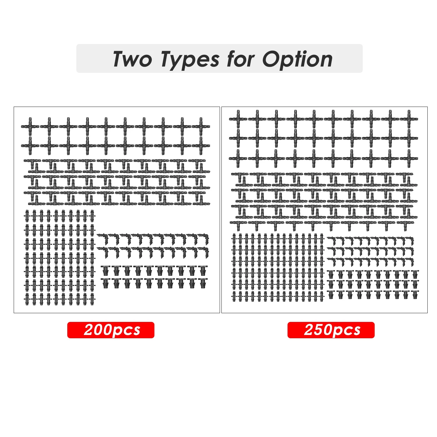 Tubing Connector,Drip Barbed Compatible Inch Water Lawn Kit Drip Barbed Water Lawn Drip Pieces Kit Drip 30 90 Barbs Barbed Compatible With Compatible With 1/4 With 1/4 Inch Lawn Drip 4-way