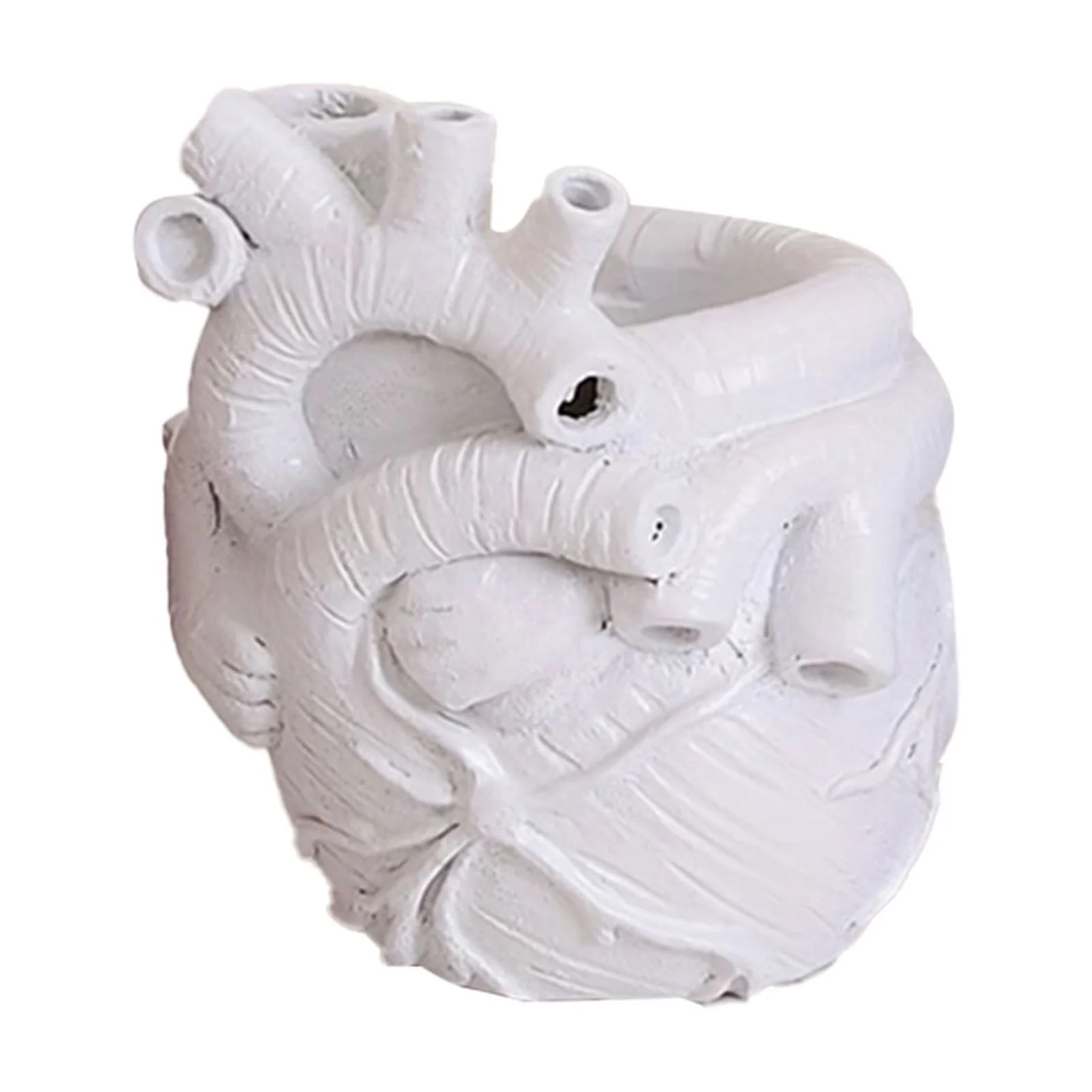 SIfdSeng Heart Flower Pot Art Resin Succulent Pot Pot Unique Succulent Pot Garden Pot for Indoor Flowers Shelf Desk Decorations Gift Independence Day Decorations Home Fathers Day Decorations Outdoor