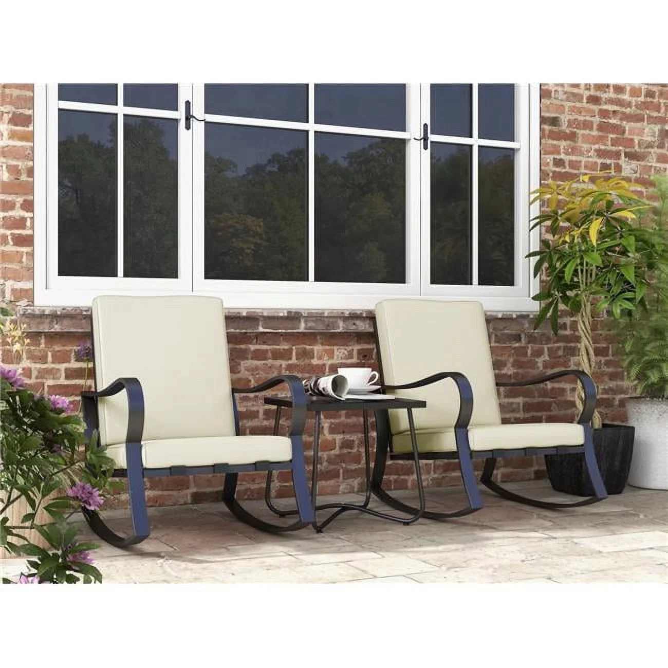 3-piece set Rocking Chairs with End Table