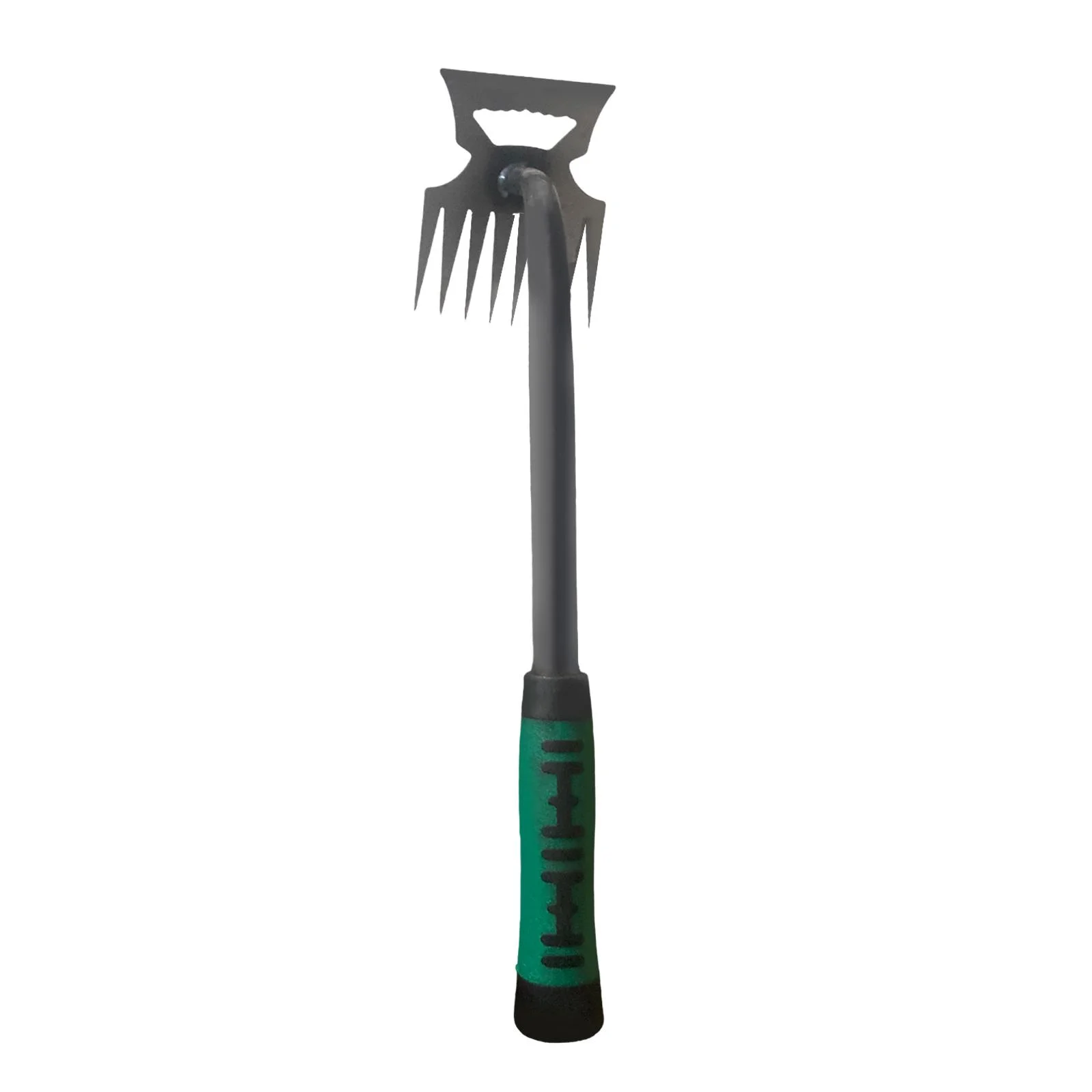 Colaxi 14inch Manual er Tool Puller Pulling Tool 2 in 1 Hollow Hoe and Rake for Planting Vegetables Landscaping Sturdy