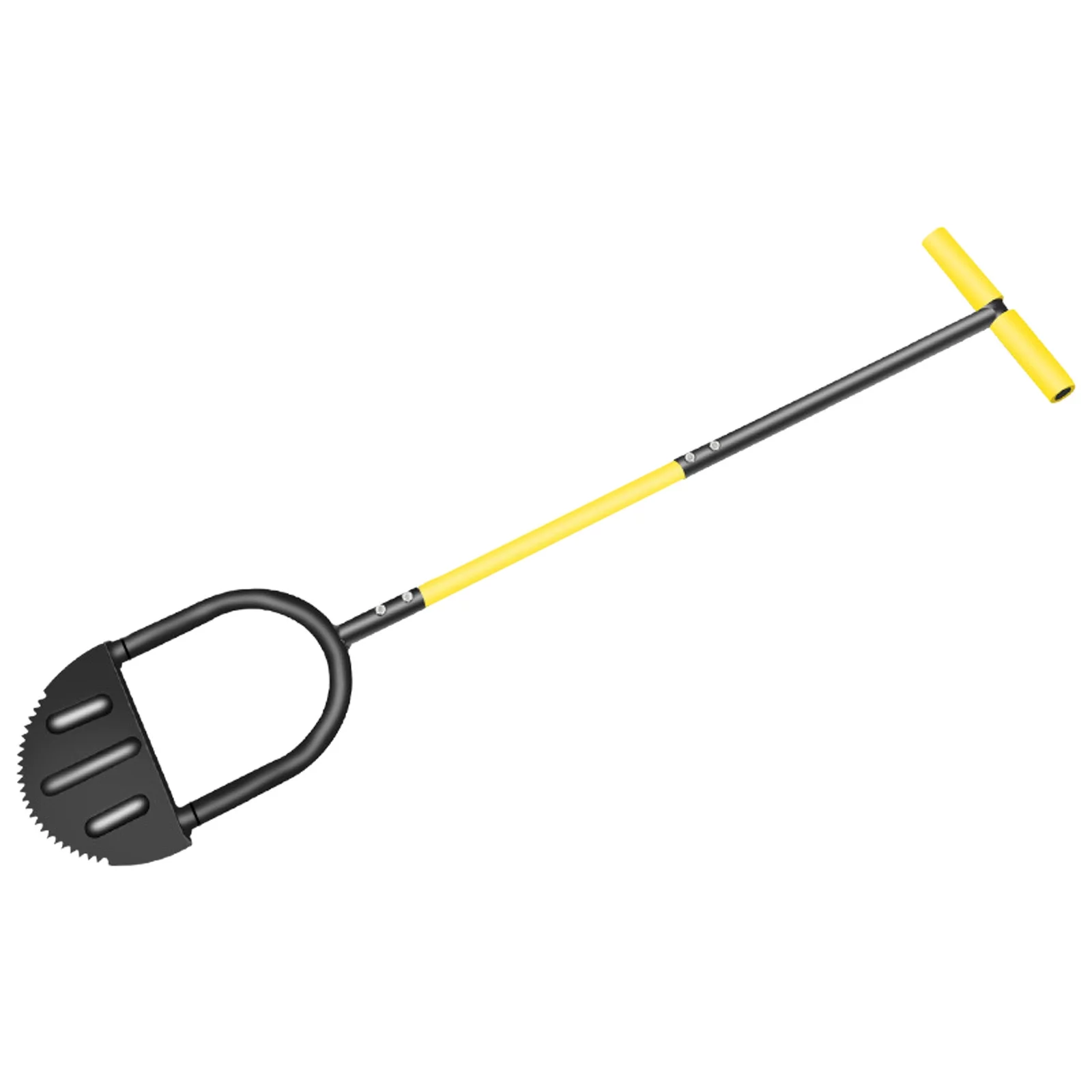 AaSFJEG Outdoor Decor Gardening Tools Hand Edging Shovel Moon Grassland Edger Serrated Grassland Edging Tool