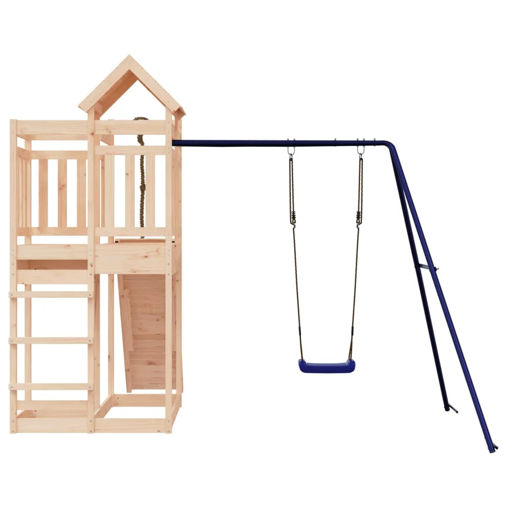 Andoer parcel, 3-8 Years Set Kids Wood Pine 3156877 Vidaxl Set Wooden With Slide With With Slide X 111