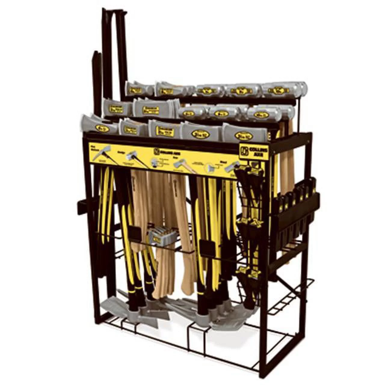 Truper RHIMP-3 48 in. Free Standing All Steel Striking Tool Rack