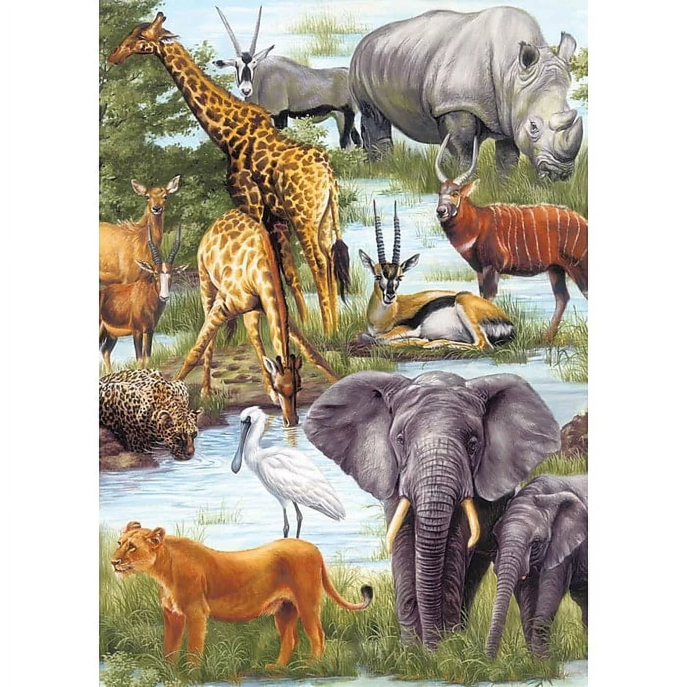 Animal Kingdom  , 60 Piece Puzzle, by Springbok Puzzles.