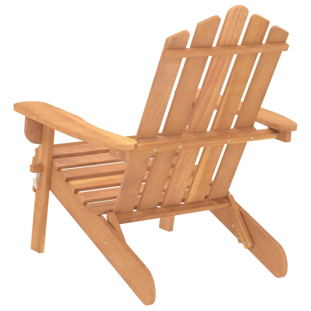 Suzicca Patio Adirondack Chair Solid Wood Acacia