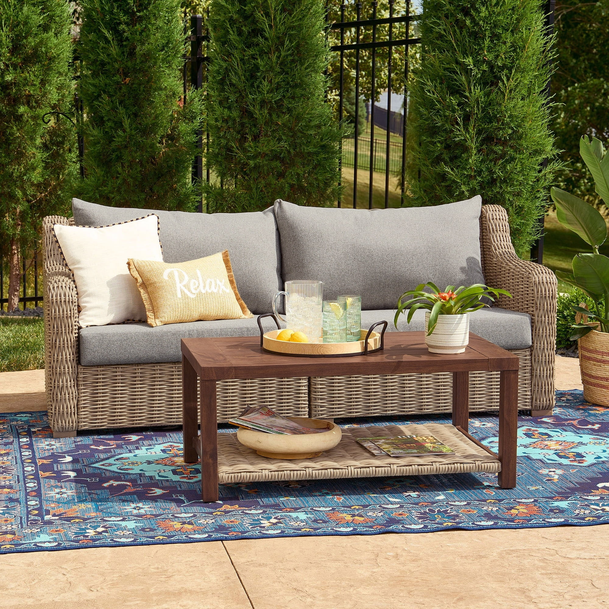 Better Homes & Gardens Bellamy 4 Piece Patio Conversation Set