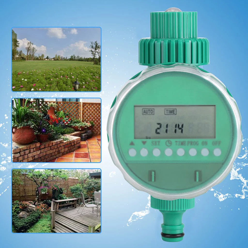 BNNG Sprinkler Timer Outdoor , Water Timer for Garden Hose Faucet Timer, Programmable Watering Irrigation Timer Garden Watering Timer Ball Valve Automatic Home Electronic Water Irrigation Time