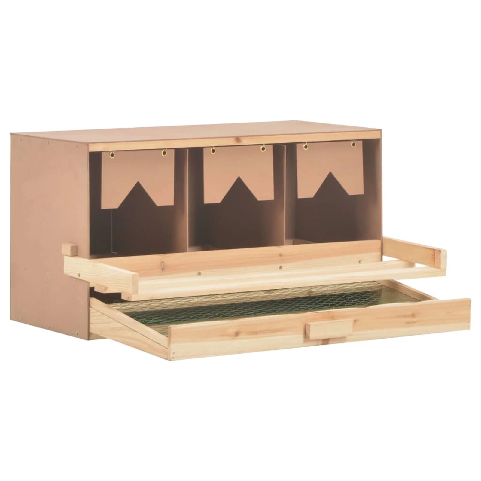Andoer parcel,Pine Wood (w X D Wood Box With Chicken 28.3 X Inches (w X Chicken 3 Wooden 28.3 X 13 X D X With Removable Layer 3 28.3
