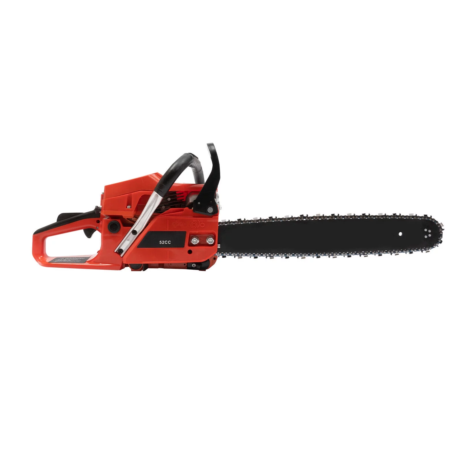 2-Stroke 2.2KW 52cc Gas Powered Chainsaw 20in Handed Petrol Gasoline Chain Saw 10500rpm, Single Cylinder, Air-Cooled