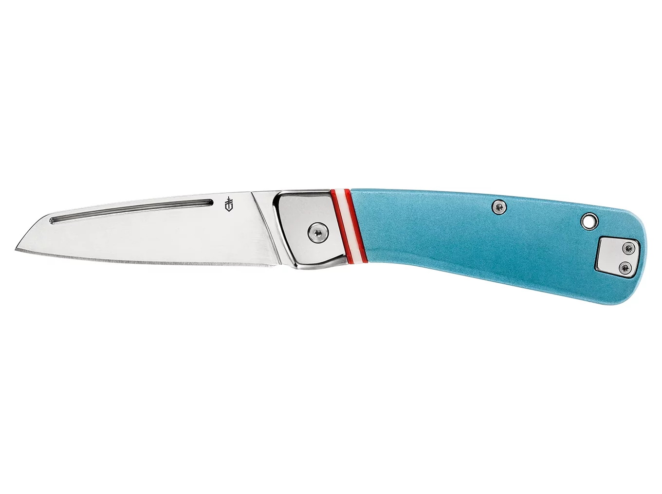 Gerber Straightlace Folding Knife, Plain Edge, Blue