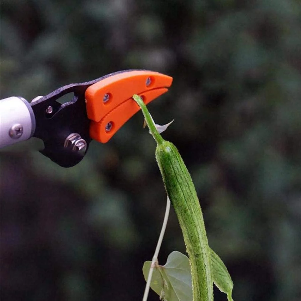 SunyaMood Fruit Pi er Shear Gardening Tree Pruning Gripper Long Pole Cutter Catcher