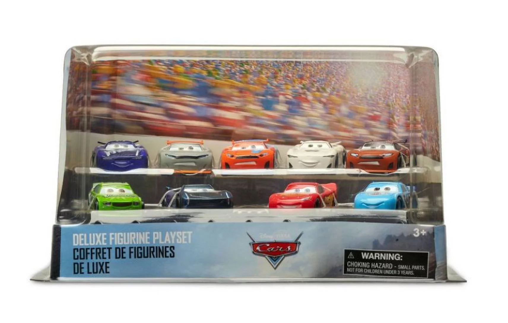 Disney Parks Cars Deluxe Figure Play Set Cake Topper Playset New With Box