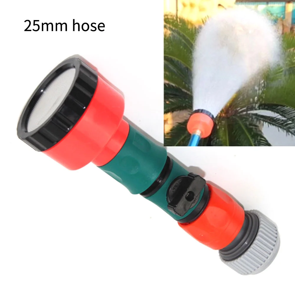 Greenhouse Seedlings Shower Lawn Watering Hose Handheld Sprinkler Straight Nozzle Home Garden Spray Head with Switch
