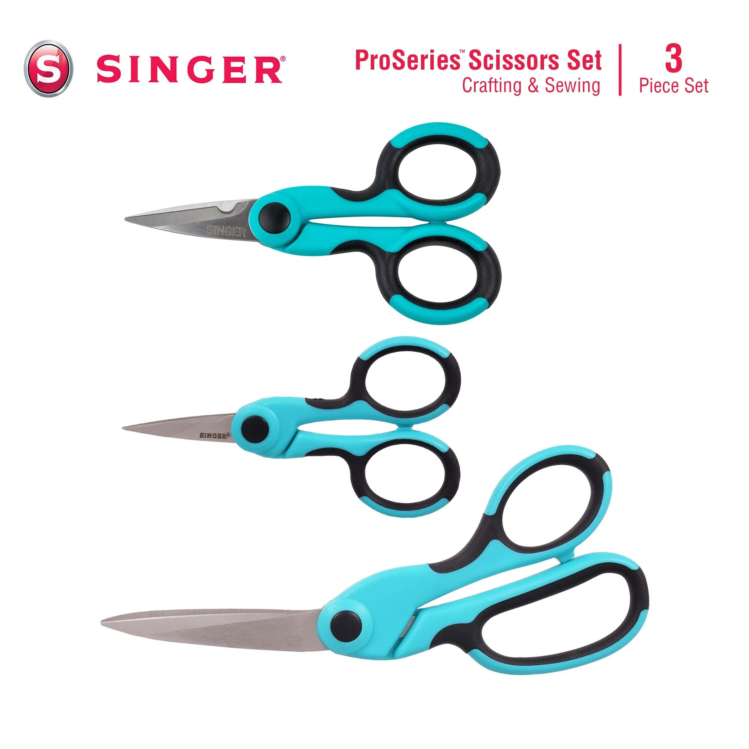 SINGER ProSeries Scissor Set, Heavy Duty Bent 8 1/2
