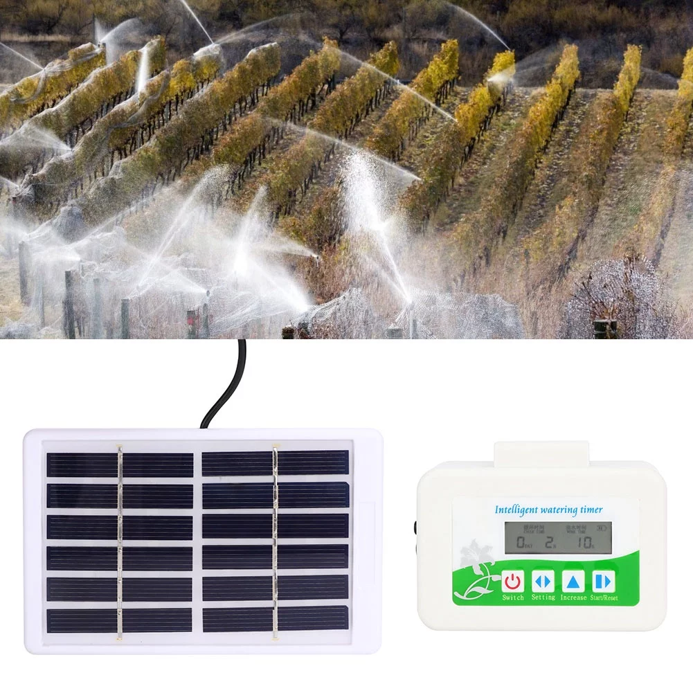 Nimomo Irrigation Kit Irrigation Solar Watering Timer Set Flower Plant Intelligent Drip Irrigation Kit Tool