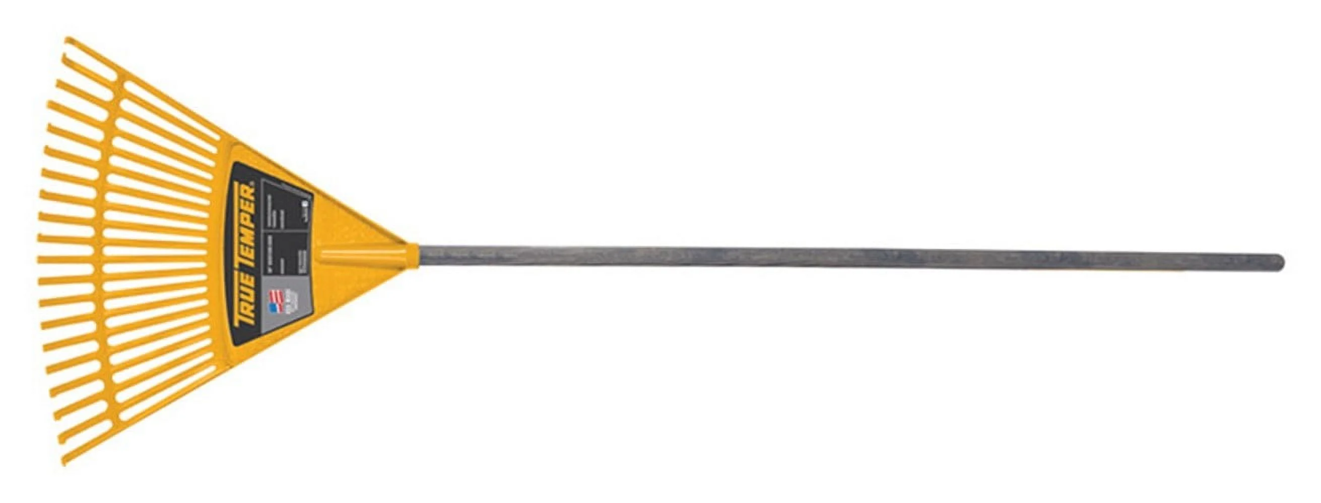 True Temper Real Leaf Rake for Kids, Durable Plastic with Hardwood Handle, 54