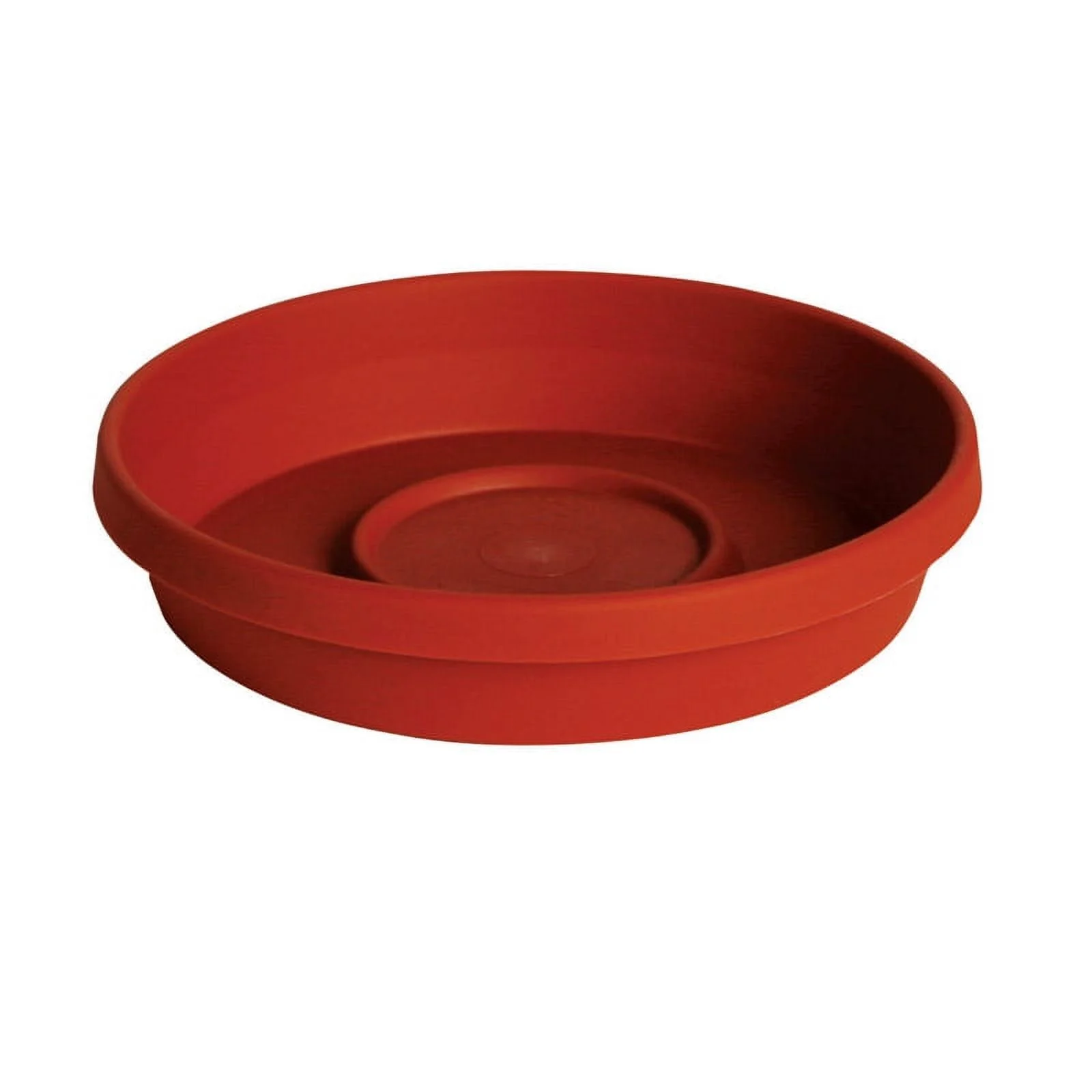 1 Pc, Bloem 2.5 In. H X 13 In. D Plastic Traditional Tray Terra Cotta