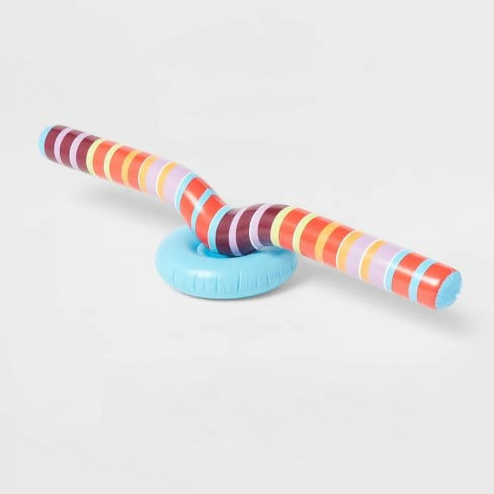 Kids' Striped Spinning Sprinkler
