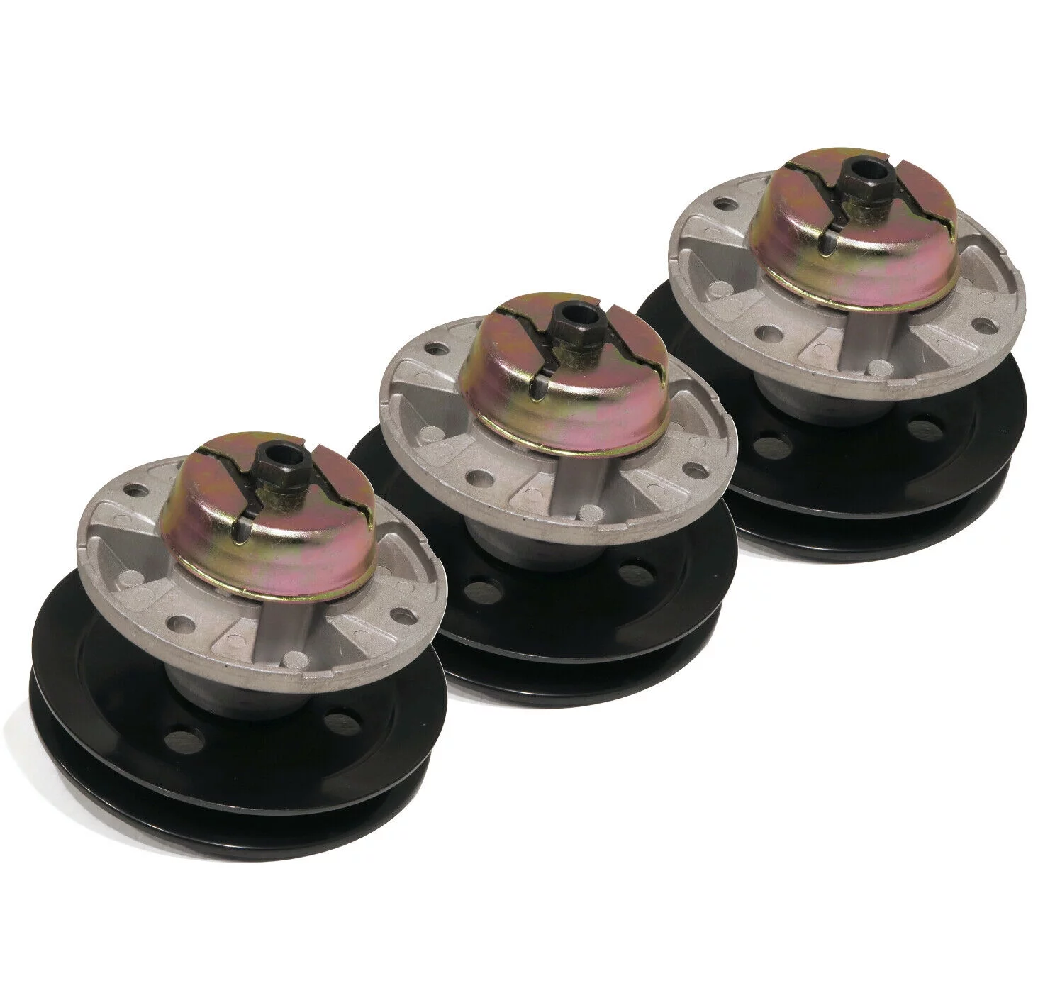 The ROP Shop | (Pack of 3) Spindle Assembly For John Deere Scotts S2048, S2348, S2554 Tractor