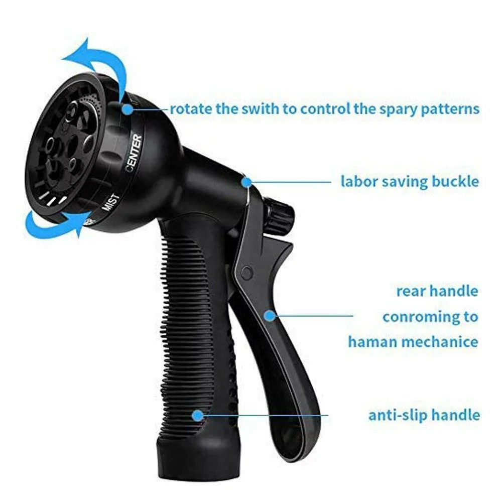 50 FOOT EXPANDABLE GARDEN HOSE NO-KINK FLEXIBLE WATER HOSE TRIPLE LAYERED LATEX