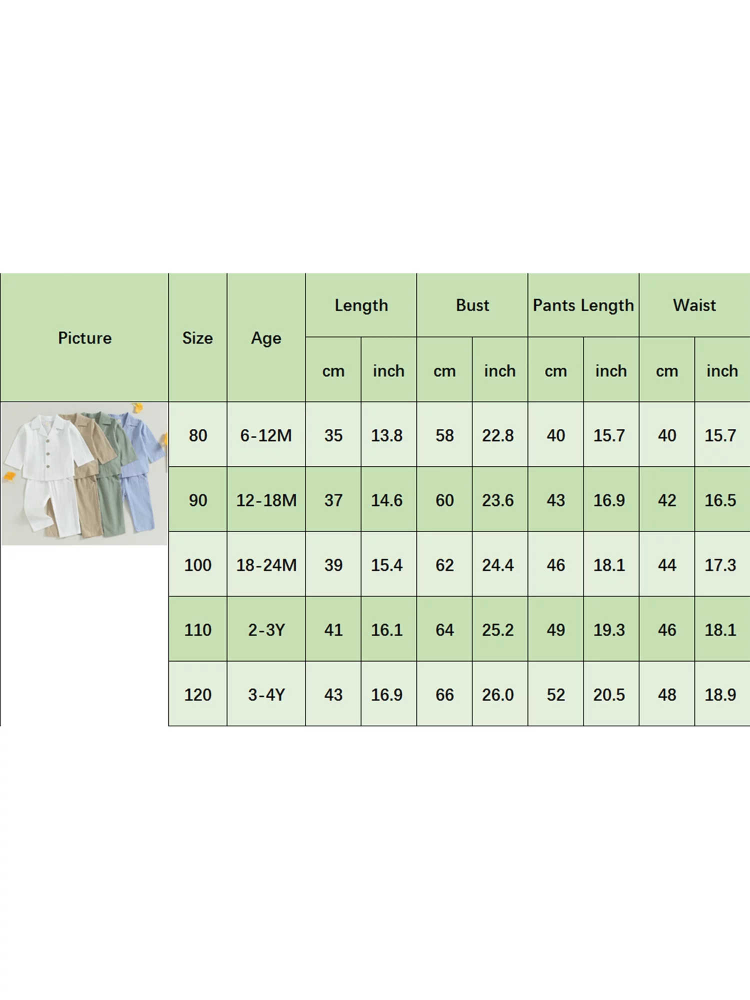 Wassery Baby Boy Linen Pants Set Long Sleeve Lapel Button Up Shirt+Elastic Waist Pants 6M 12M 18M 24M 3T Toddler Spring Fall Clothes