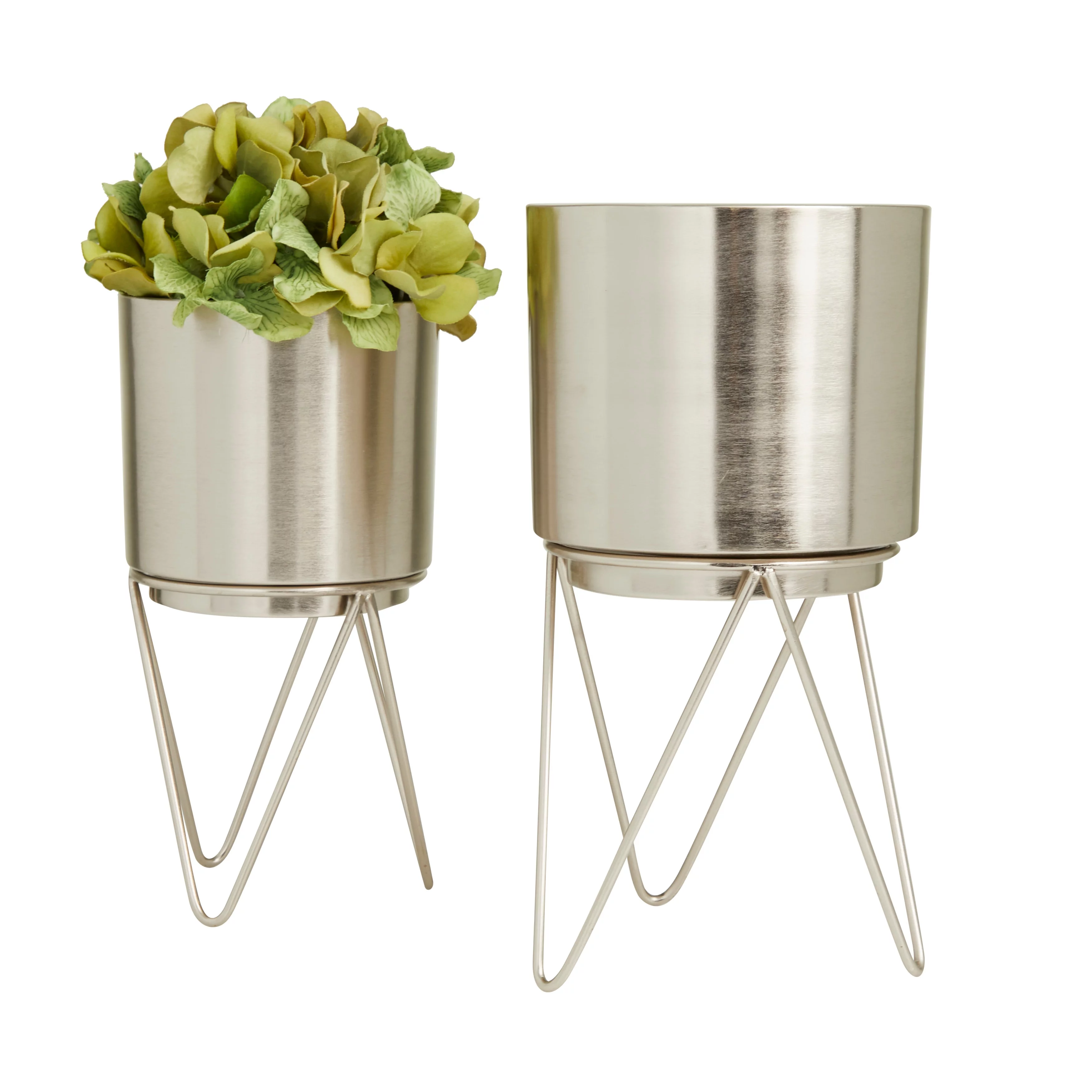 CosmoLiving by Cosmopolitan  Metal Modern Planter (Set of 2) - S/2 12