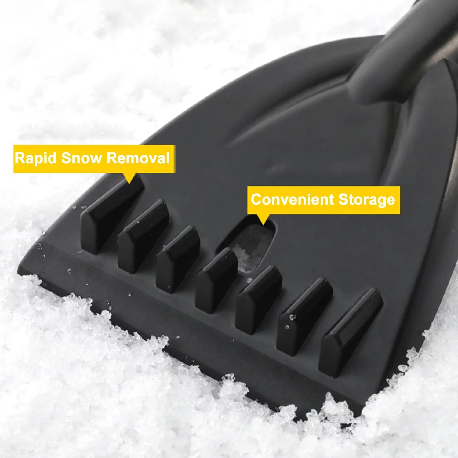 Winter Sweeper Auto Defrosting Snow Shovel Window Cleaning Tool Ice Scraper Deicing Brush