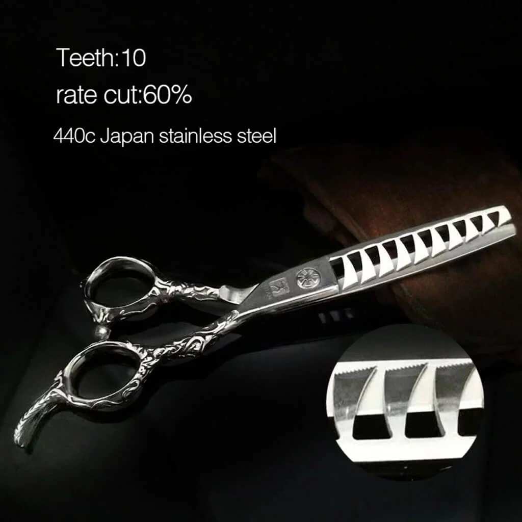 Handmade Japan 10 Teeth Micro-Cut Hair Thinning Shears