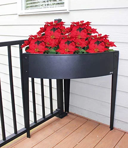 Corner Planter Metal Raised Garden Bed- Flower, herb or Vegetable Container, Gardening Outdoor Flower Pot