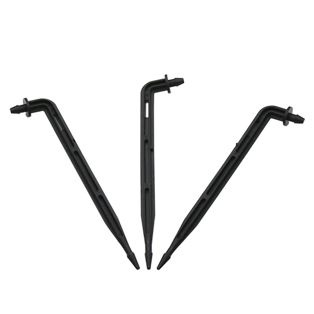 300 Pcs 3mm Bend Arrow Dripper Garden Farm Micro Drip Irrigation  Emitter 3/5mm Hose Interface Sprinklers