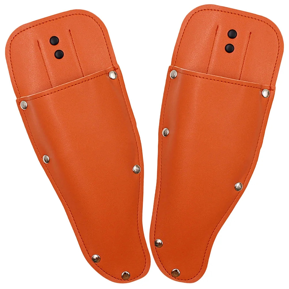 2Pcs Gardening Scissor Covers Pruner Sheath Pruning Shear Leather Scissor Holsters for Pruners