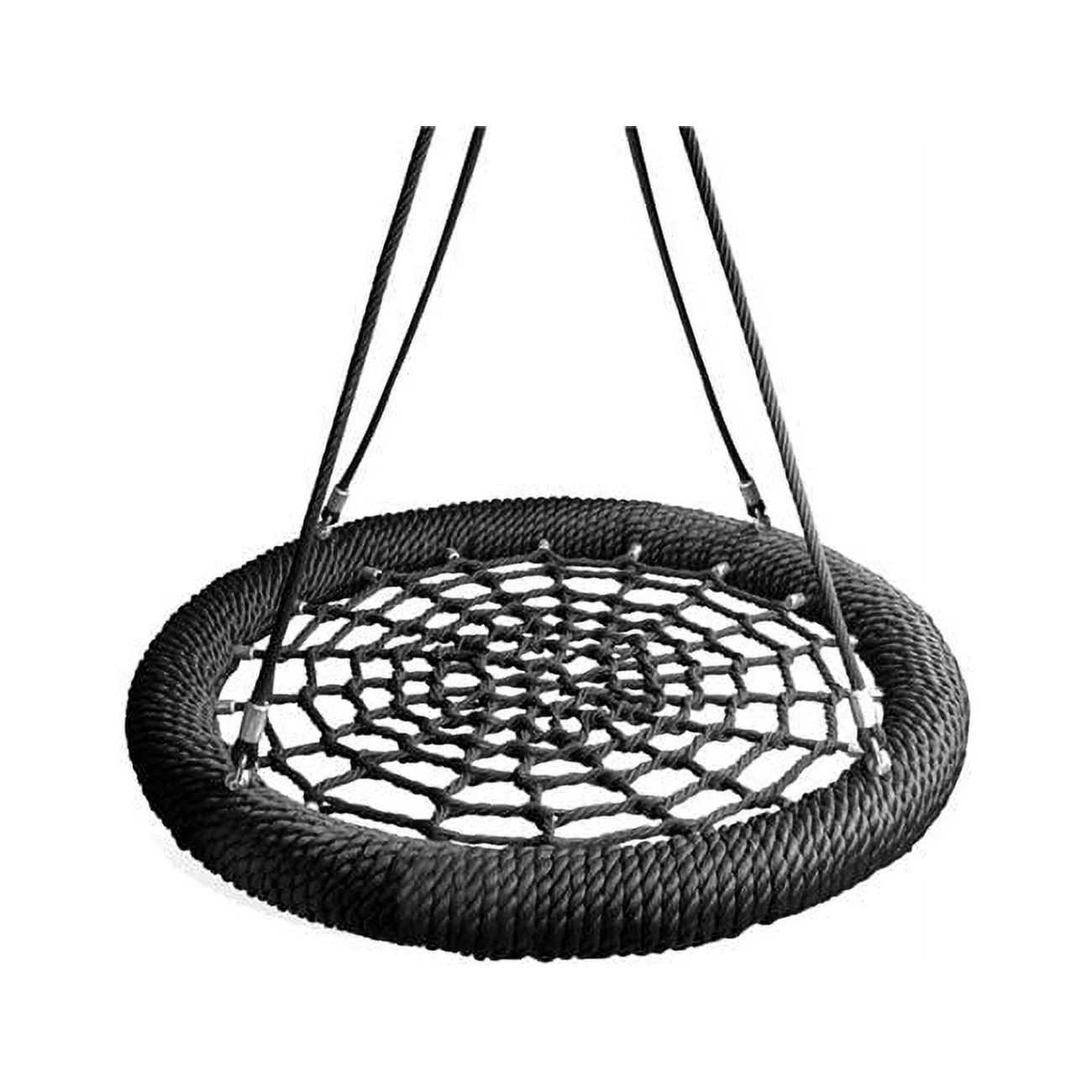 Jensen Swing Products NEST 48 in. Diameter Nest Commercial Saucer Swing, Black