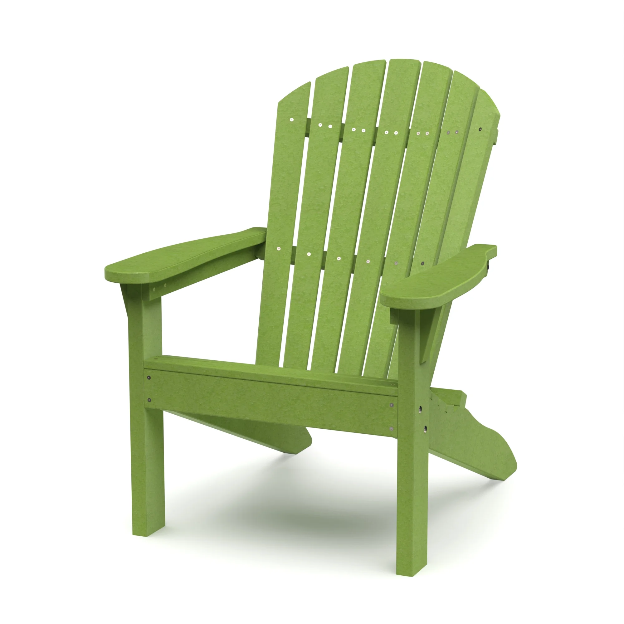 Wildridge Heritage Sunset Adirondack Chair, Lime Green, Outdoor Weather Resistant Poly Patio Furniture