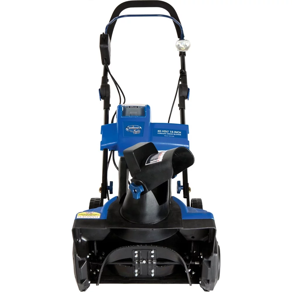 Restored Snow Joe Ion Cordless Single Stage Snow Blower W/ Rechargeable Battery iON18SB (Refurbished)