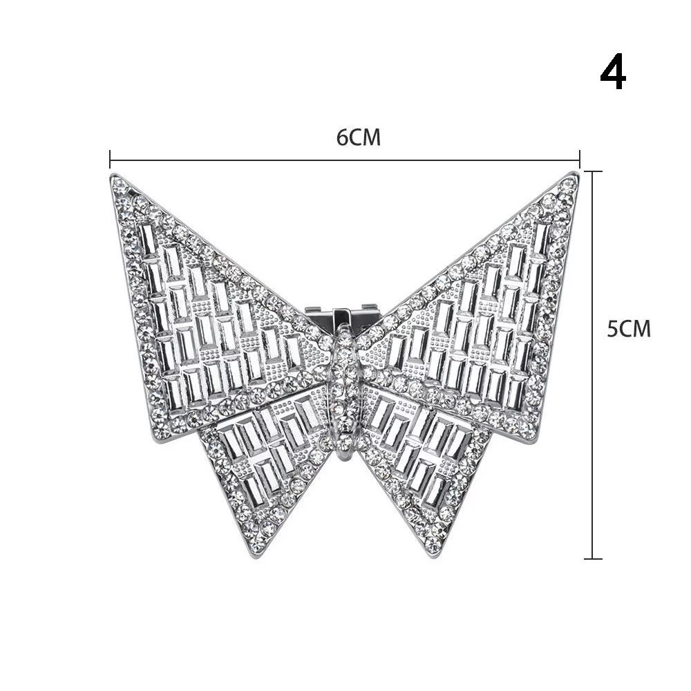 1PC Women Bride Wedding High Heel Shiny Clips Charm Buckle Shoe Decorations Clip Butterfly Clamp TYPE 4