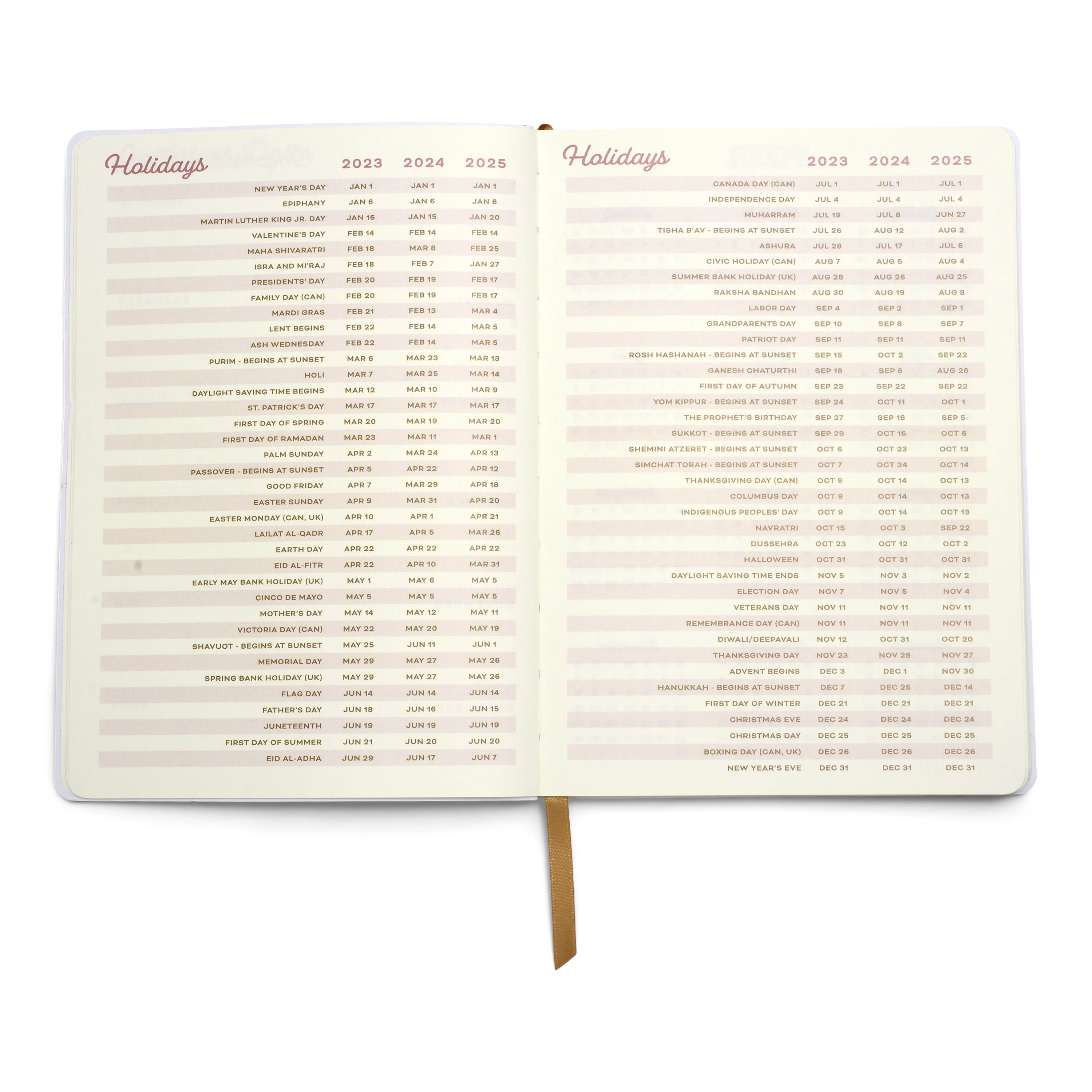 Think Ink Suede  Monthly Weekly Planner, Making Plans, July 2023– July 2024