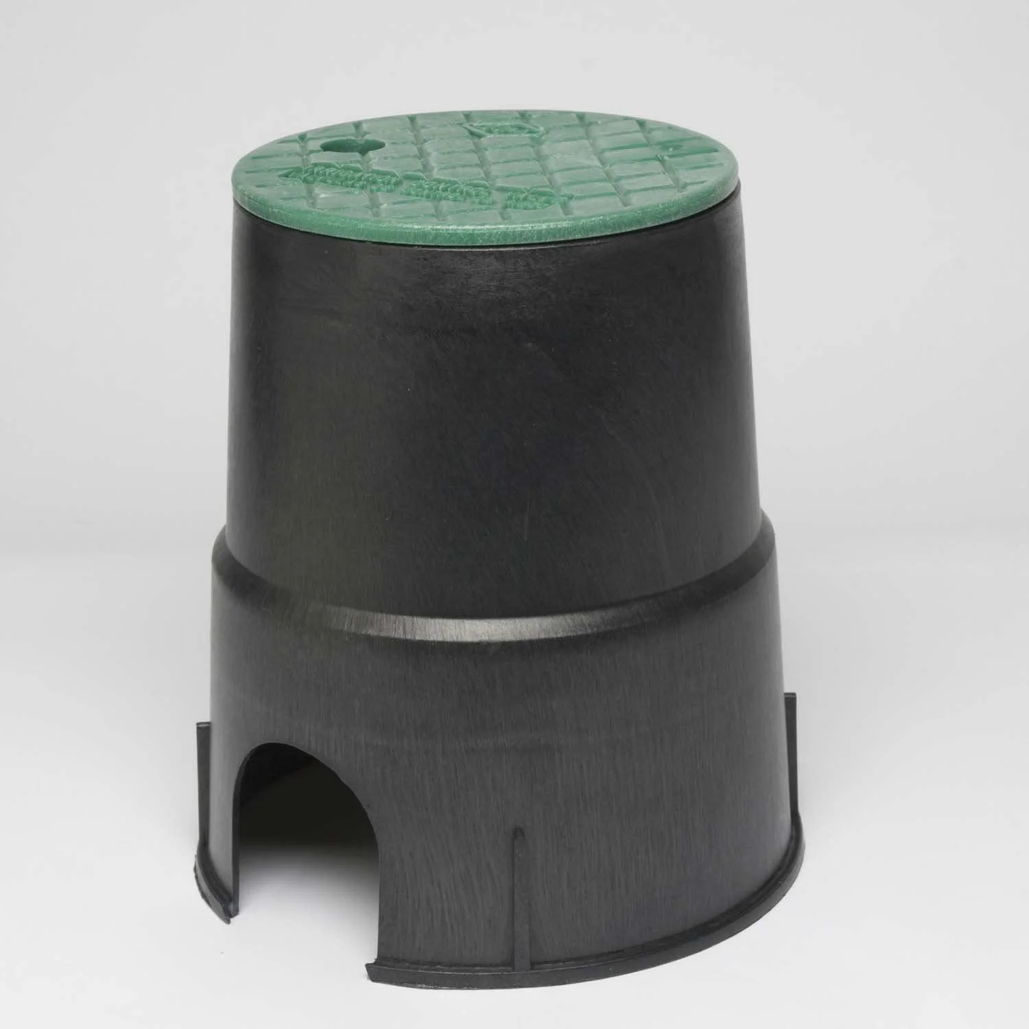 storm drain fsd-100 10-in. round sprinkler valve box w/lid