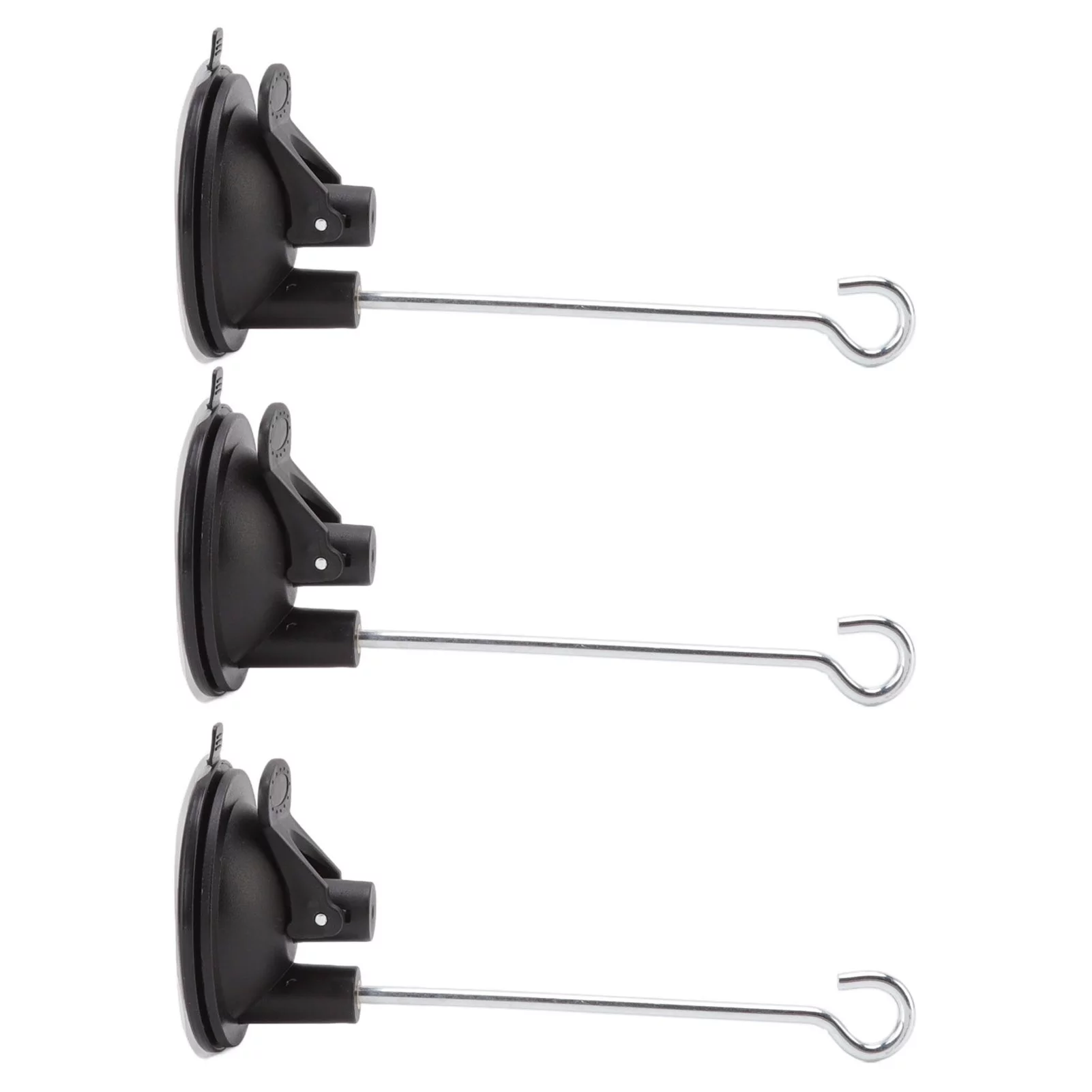 Goldmeet 3 Pcs Bird Feeder Wall Hanger Window Suction Cup with Hanger Hook for Wind Chimes Plant