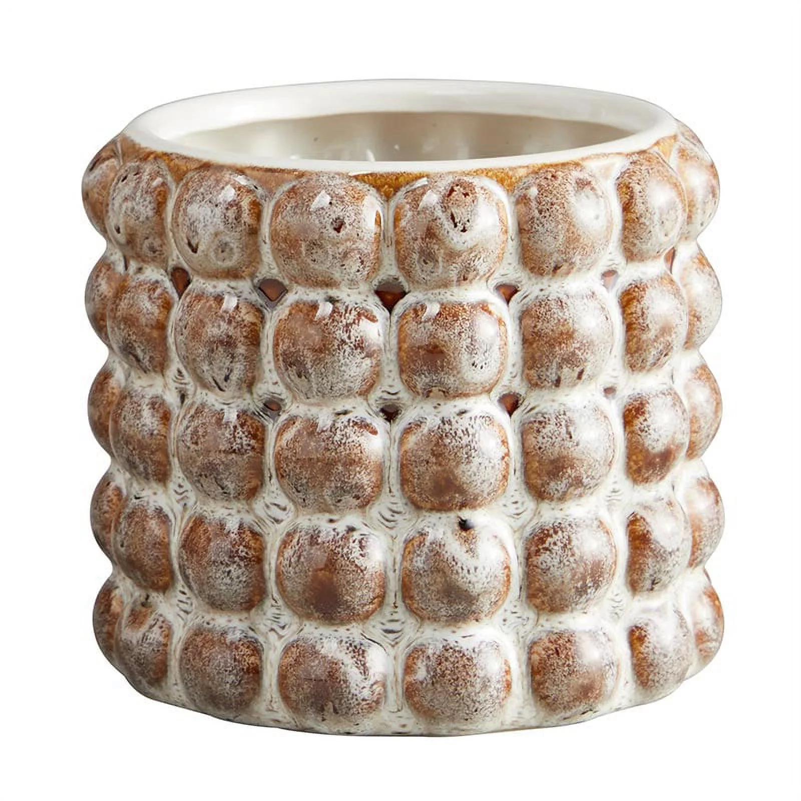 47th & Main DMR565 Faded Brown Bubble Pot - Small
