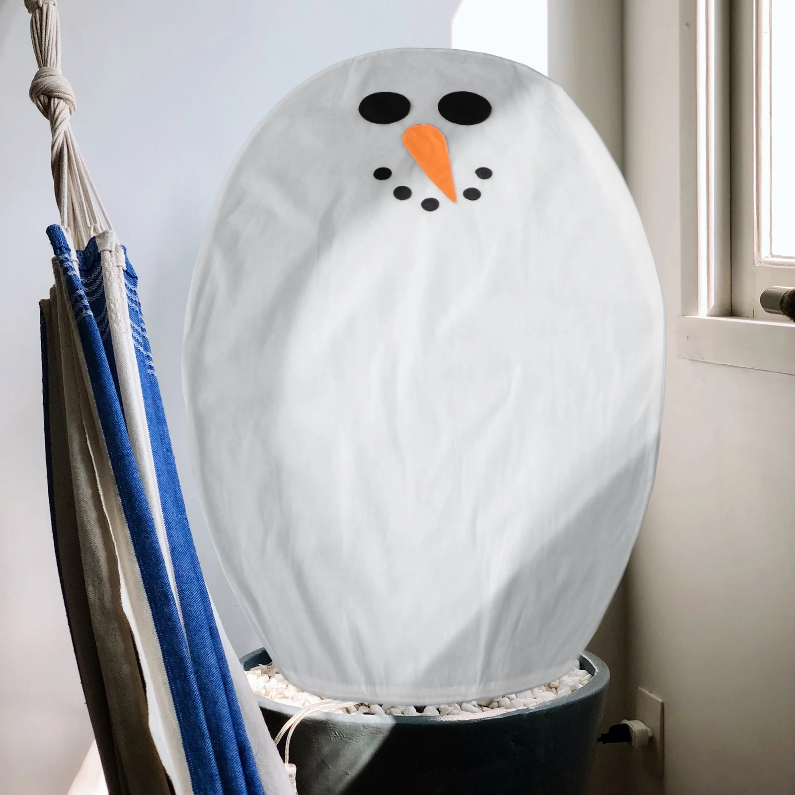 Gongxipen 1pc Non-woven Plant Cover Freeze Protection Shrub Cover Winter Tree Cover(White)