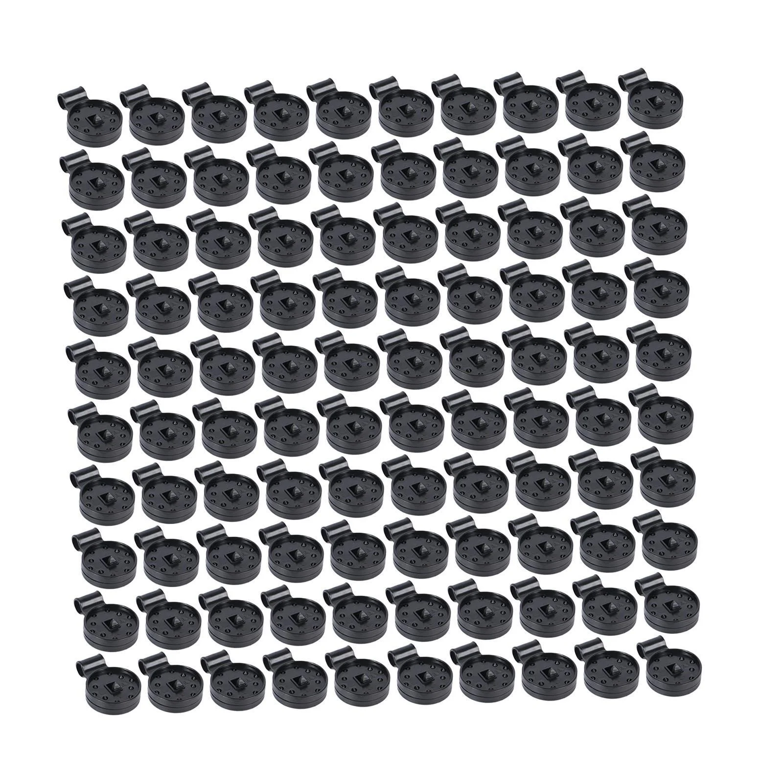 Miulika 100Pcs Sshade Lock Clips Shade Cloth Clips Shade Netting Clips Shade Hook Clips for Yard Greenhouse Outdoor Backyard Car Cover L Square hole