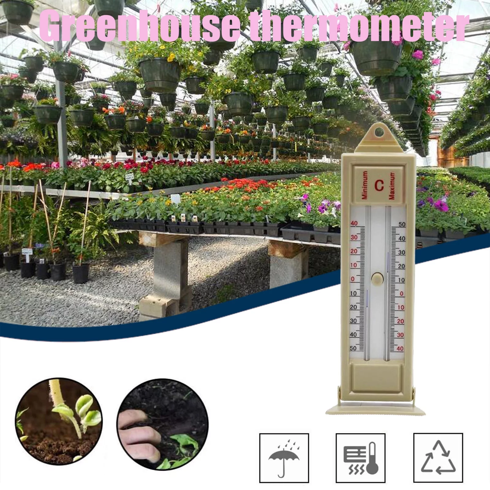 Max Min Greenhouse Indoor Outdoor Garden Greenhouse Wall Monitor 2ML Vacuum for Carpet And Hardwood Floors The Kitchen Meat Vacuum Sweeper Thermometers Empty Coffee Cans Fruit Fork Robotic Vacuums