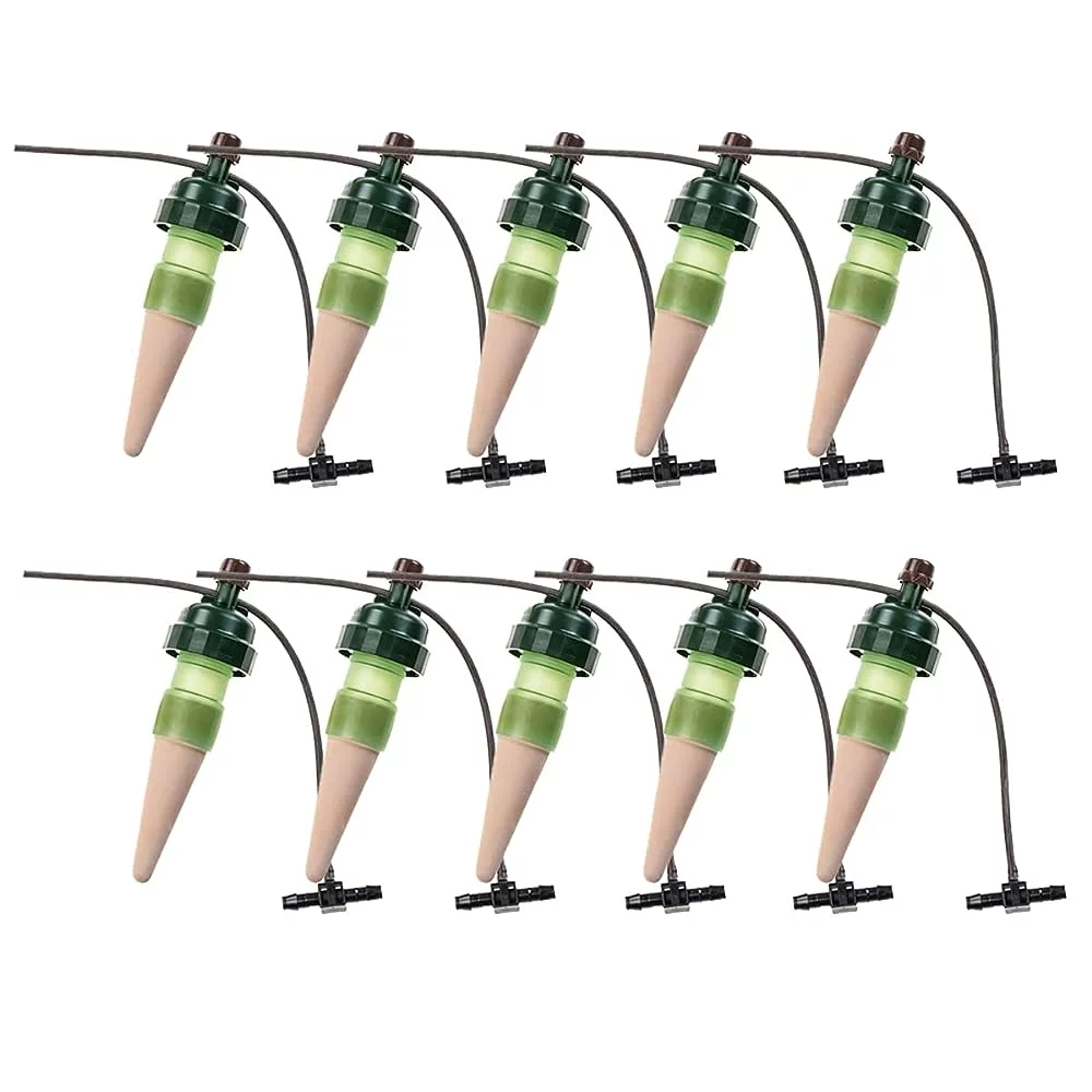 Tropf - 5 Inch | Watering System | Watering Indoor Potted Plants | Water Outdoor Bed Garden | Automatic Watering Irrigation (10-Pack)