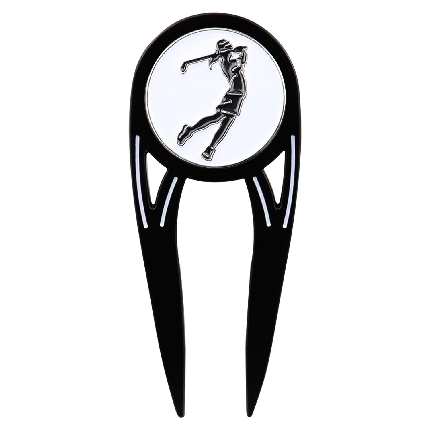 Multi-Function 4 In 1 Lawn Tools Golf Supplies Accessories Green Fork Metal Ball Fork Grass Fork