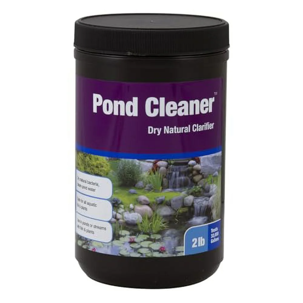 Pond Cleaner, Dry Natural Bacteria, Perfect for Pond and Water Gardens, 2 lb.
