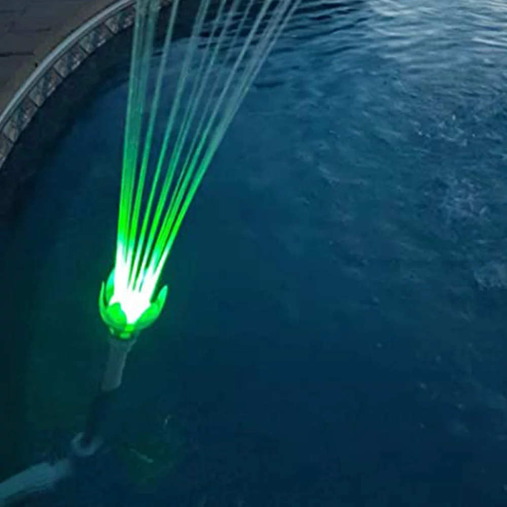 Magic Pool Fountain Replacement Solid Green LED Bulbs (2 Pack)