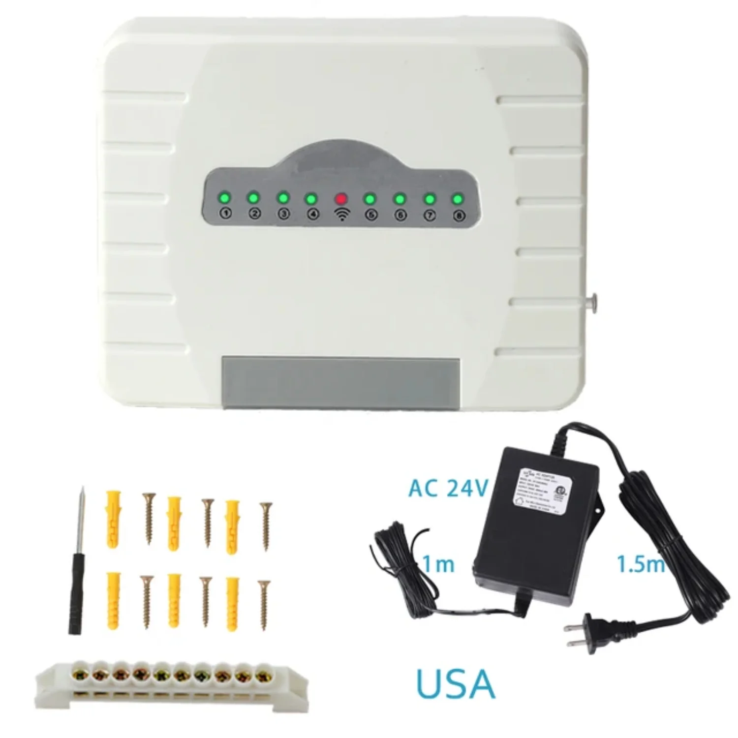 Efficient  High-tech  and Smart 8 Zone WiFi Digital Automatic Water Timer Controller for Garden Irrigation System Upgrade. Optimize Watering Schedule with Convenient APP Control. Upgrade